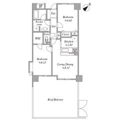 アールヴェール大森 エンデバー販売 図面