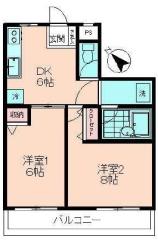 三番館竹下 エンデバー 99,000円 大田区池上3丁目 賃貸マンション 激安 安い家賃 子供可