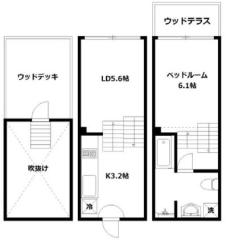 ハイク エンデバー 賃貸 デザイナーズ賃貸 128,000円 テラスハウス 大田区中央5丁目